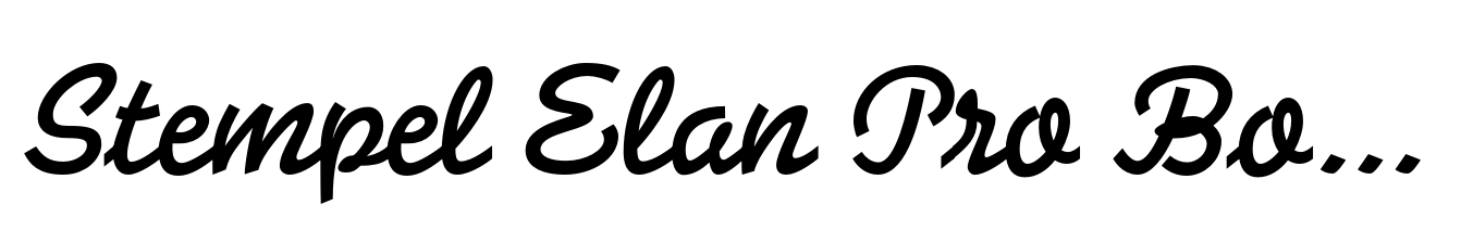 Stempel Elan Pro Bold